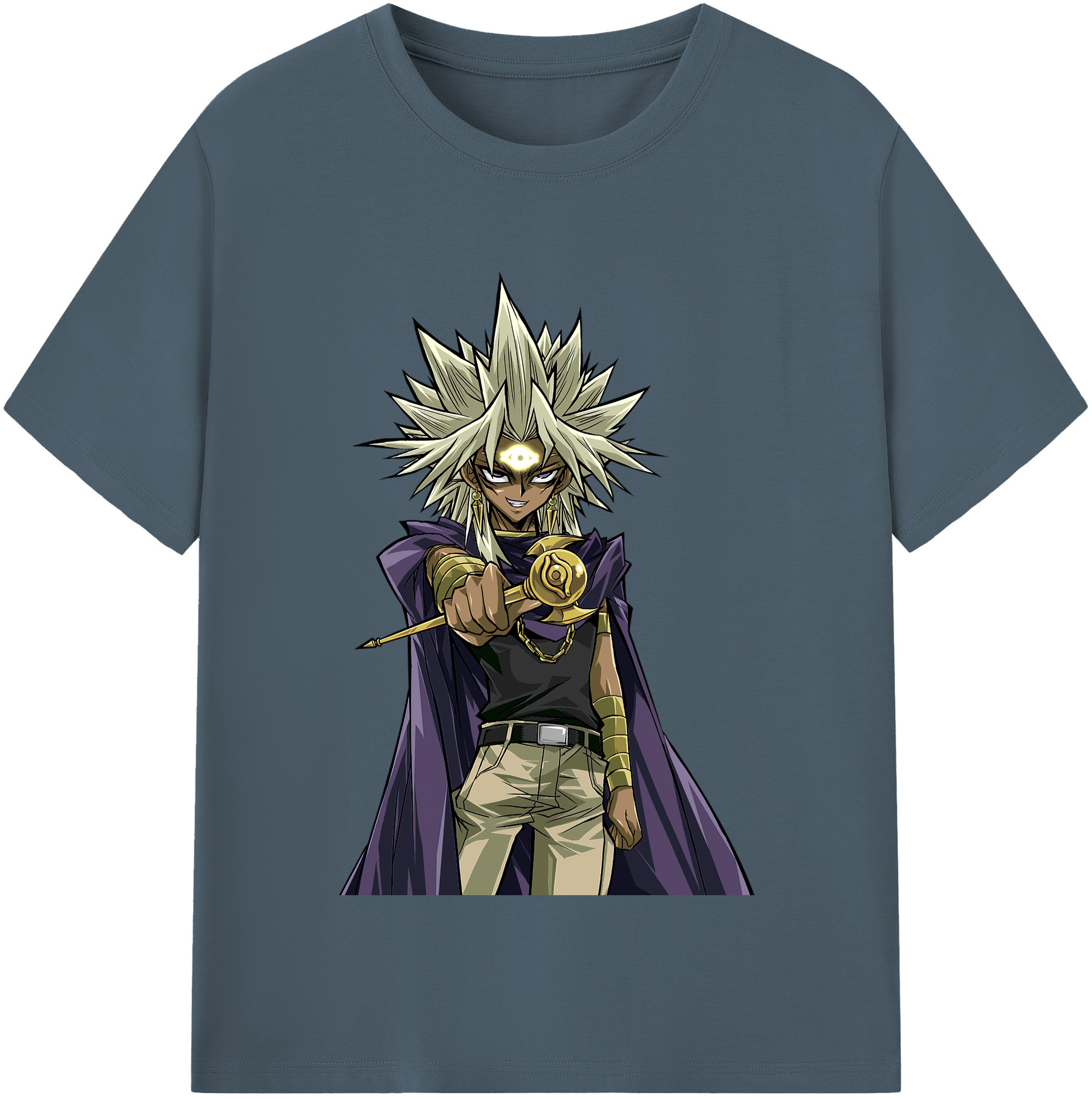 （画像用） 遊☆戯☆王 Yu-Gi-Oh! 綿100％半袖Tシャツ（フロントプリント）